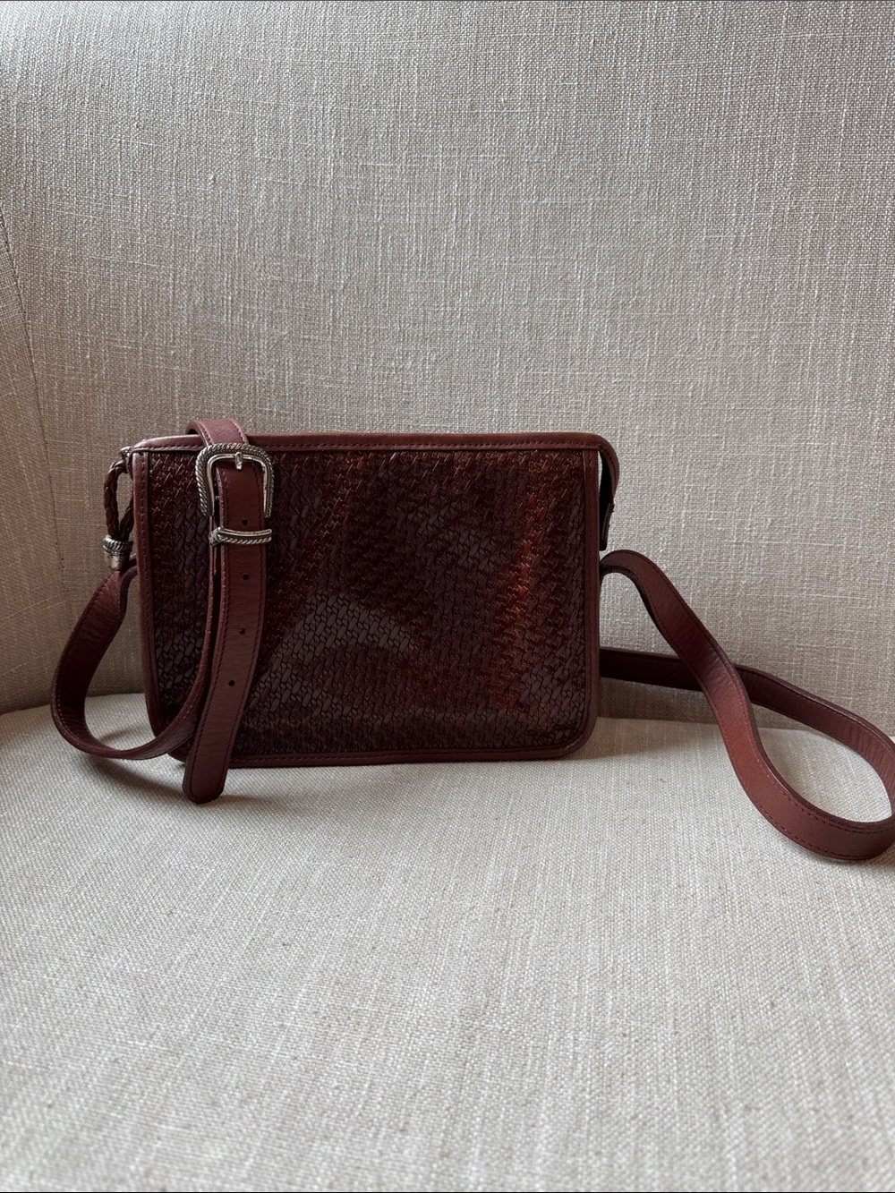 Vintage Fossil Leather Crossbody
